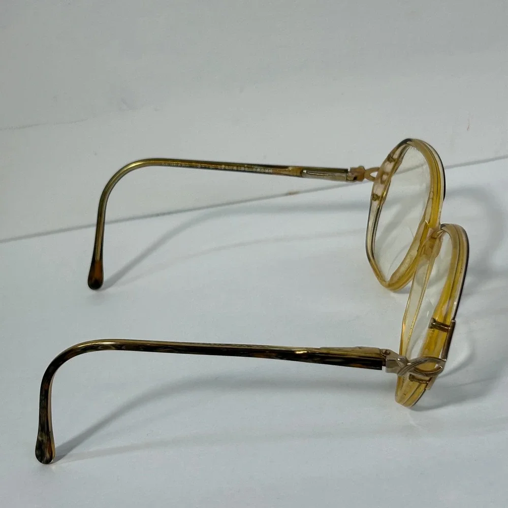 Kenmark‎ Alberta Spring Eyeglasses OS Womens Mink Brown Vintage 80s Butterfly